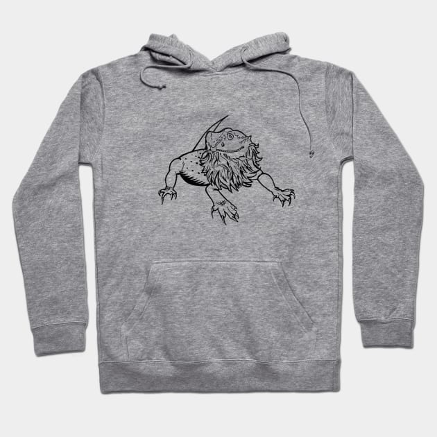 Man-Bearded Dragon Hoodie by natron84